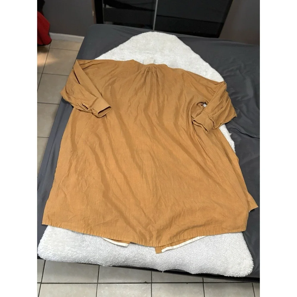 11.11 Eleven Eleven Women's Dancers Robe Button Mustard Yellow Size‎ Medium